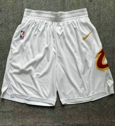 NBA Cleveland Cavaliers 2023 shorts Blanc